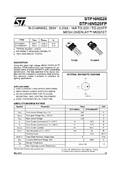 DataSheet STP16NS25 pdf